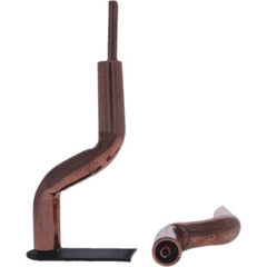 Tuffaloy - Spot Welder Tips For Use With: 4RW Electrode Holder Type: Bent Shank for 4RW Male Cap - USA Tool & Supply