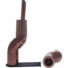 Tuffaloy - Spot Welder Tips For Use With: 5RW Electrode Holder Type: Bent Shank for 5RW Male Cap - USA Tool & Supply