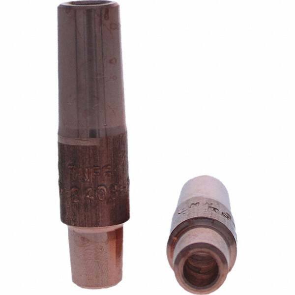 Tuffaloy - Spot Welder Tips For Use With: 4RW Electrode Holder Type: Straight Shank for 4RW Female Cap - USA Tool & Supply