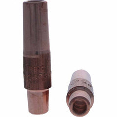 Tuffaloy - Spot Welder Tips For Use With: 4RW Electrode Holder Type: Straight Shank for 4RW Female Cap - USA Tool & Supply