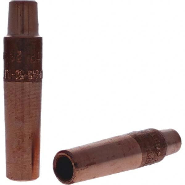 Tuffaloy - Spot Welder Tips For Use With: 4RW Electrode Holder Type: Straight Shank for 4RW Female Cap - USA Tool & Supply