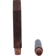 Tuffaloy - Spot Welder Tips For Use With: 4RW Electrode Holder Type: Straight Shank for 4RW Female Cap - USA Tool & Supply