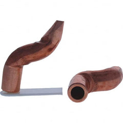 Tuffaloy - Spot Welder Tips For Use With: 5RW Electrode Holder Type: Double Bend Tip D Nose (Offset) - USA Tool & Supply