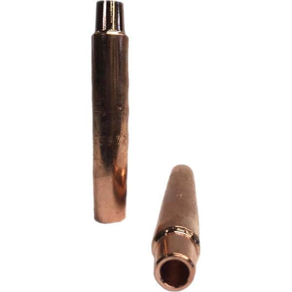 Tuffaloy - Spot Welder Tips For Use With: 5RW Electrode Holder Type: Straight Shank for 5RW Female Cap - USA Tool & Supply