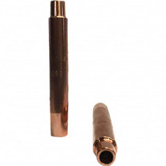 Tuffaloy - Spot Welder Tips For Use With: 5RW Electrode Holder Type: Straight Shank for 5RW Female Cap - USA Tool & Supply