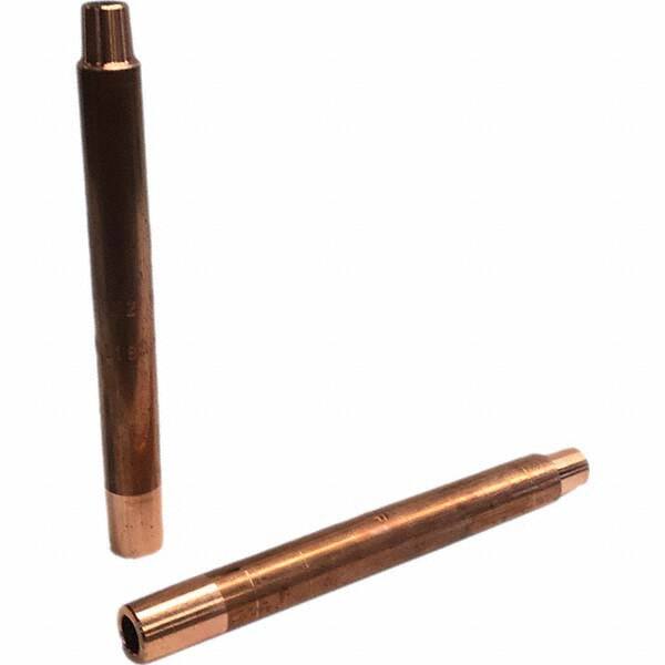 Tuffaloy - Spot Welder Tips For Use With: 5RW Electrode Holder Type: Straight Shank for 5RW Female Cap - USA Tool & Supply