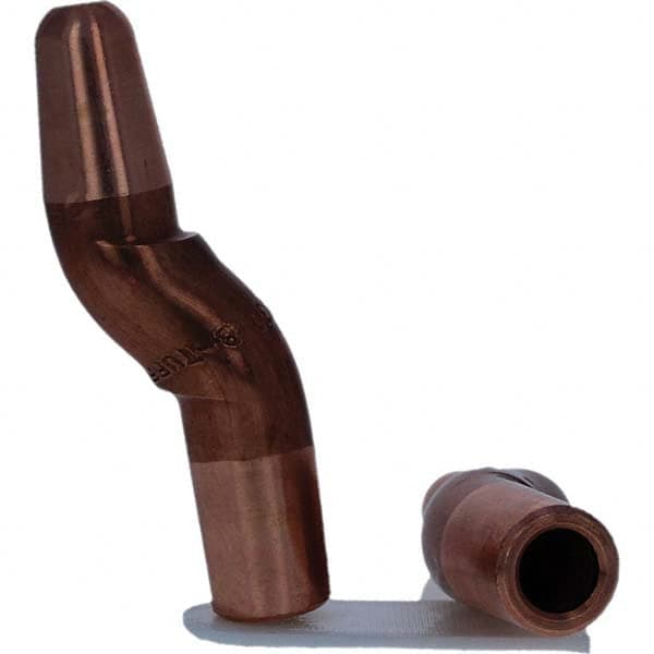 Tuffaloy - Spot Welder Tips For Use With: 5RW Electrode Holder Type: Double Bend Tip A Nose (Pointed) - USA Tool & Supply