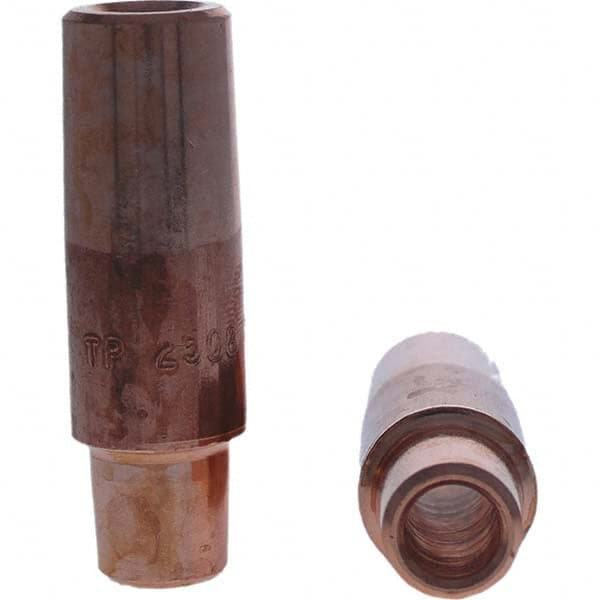 Tuffaloy - Spot Welder Tips For Use With: 5RW Electrode Holder Type: Straight Shank for 5RW Female Cap - USA Tool & Supply