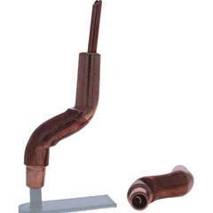 Tuffaloy - Spot Welder Tips For Use With: 4RW Electrode Holder Type: Bent Shank for 4RW Female Cap - USA Tool & Supply