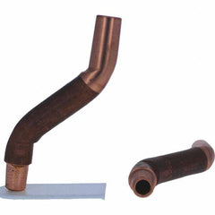 Tuffaloy - Spot Welder Tips For Use With: 4RW Electrode Holder Type: Bent Shank for 4RW Female Cap - USA Tool & Supply