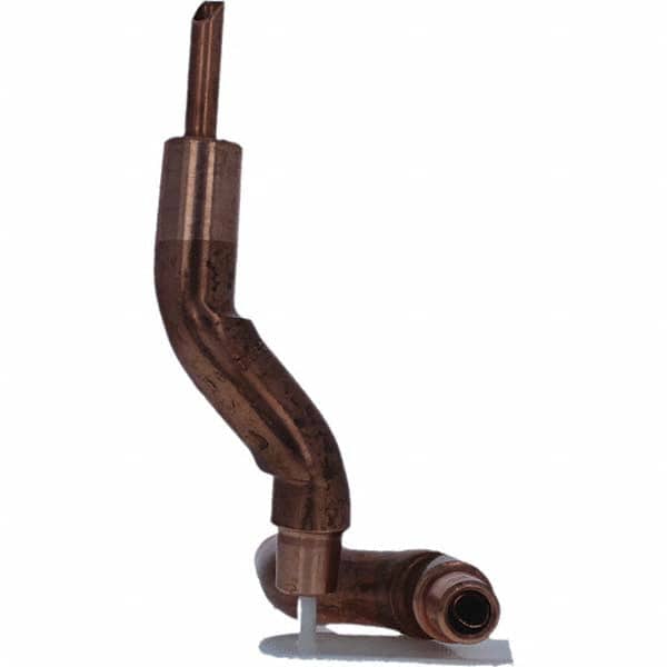 Tuffaloy - Spot Welder Tips For Use With: 5RW Electrode Holder Type: Bent Shank for 5RW Female Cap - USA Tool & Supply