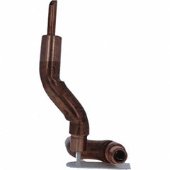 Tuffaloy - Spot Welder Tips For Use With: 5RW Electrode Holder Type: Bent Shank for 5RW Female Cap - USA Tool & Supply