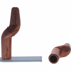 Tuffaloy - Spot Welder Tips For Use With: 4RW Electrode Holder Type: Double Bend Tip A Nose (Pointed) - USA Tool & Supply