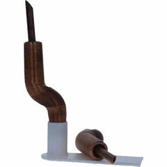 Tuffaloy - Spot Welder Tips For Use With: 4RW Electrode Holder Type: Double Bend Tip A Nose (Pointed) - USA Tool & Supply