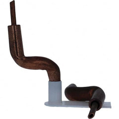 Tuffaloy - Spot Welder Tips For Use With: 4RW Electrode Holder Type: Double Bend Tip A Nose (Pointed) - USA Tool & Supply