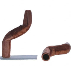 Tuffaloy - Spot Welder Tips For Use With: 4RW Electrode Holder Type: Double Bend Tip A Nose (Pointed) - USA Tool & Supply