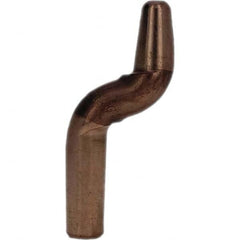 Tuffaloy - Spot Welder Tips For Use With: 4RW Electrode Holder Type: Double Bend Tip A Nose (Pointed) - USA Tool & Supply