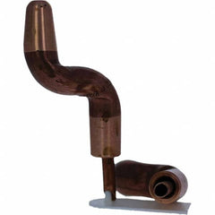 Tuffaloy - Spot Welder Tips For Use With: 5RW Electrode Holder Type: Double Bend Tip A Nose (Pointed) - USA Tool & Supply