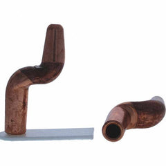 Tuffaloy - Spot Welder Tips For Use With: 4RW Electrode Holder Type: Double Bend Tip A Nose (Pointed) - USA Tool & Supply