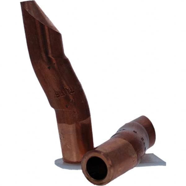 Tuffaloy - Spot Welder Tips For Use With: 5RW Electrode Holder Type: Double Bend Tip D Nose (Offset) - USA Tool & Supply