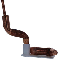 Tuffaloy - Spot Welder Tips For Use With: 4RW Electrode Holder Type: Double Bend Tip A Nose (Pointed) - USA Tool & Supply