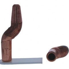Tuffaloy - Spot Welder Tips For Use With: 4RW Electrode Holder Type: Double Bend Tip A Nose (Pointed) - USA Tool & Supply