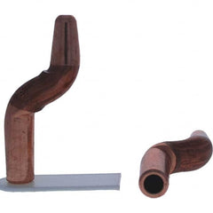 Tuffaloy - Spot Welder Tips For Use With: 4RW Electrode Holder Type: Double Bend Tip A Nose (Pointed) - USA Tool & Supply