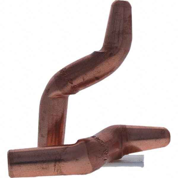 Tuffaloy - Spot Welder Tips For Use With: 4RW Electrode Holder Type: Double Bend Tip A Nose (Pointed) - USA Tool & Supply