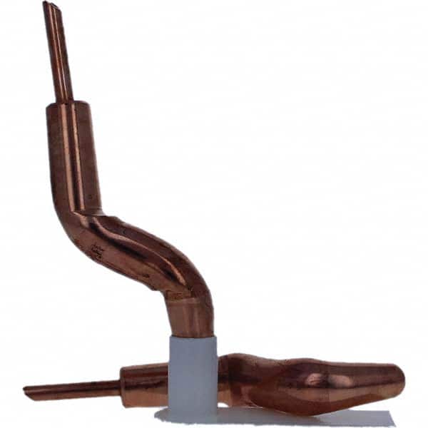 Tuffaloy - Spot Welder Tips For Use With: 4RW Electrode Holder Type: Double Bend Tip A Nose (Pointed) - USA Tool & Supply