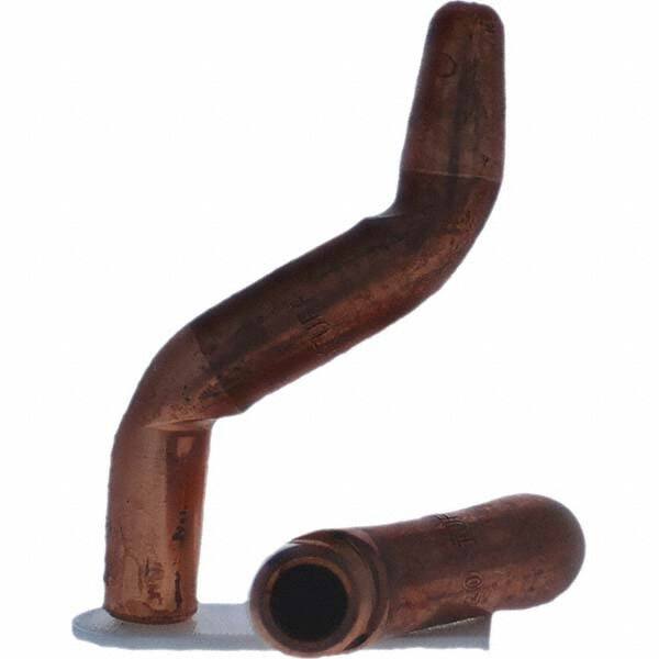 Tuffaloy - Spot Welder Tips For Use With: 4RW Electrode Holder Type: Double Bend Tip A Nose (Pointed) - USA Tool & Supply