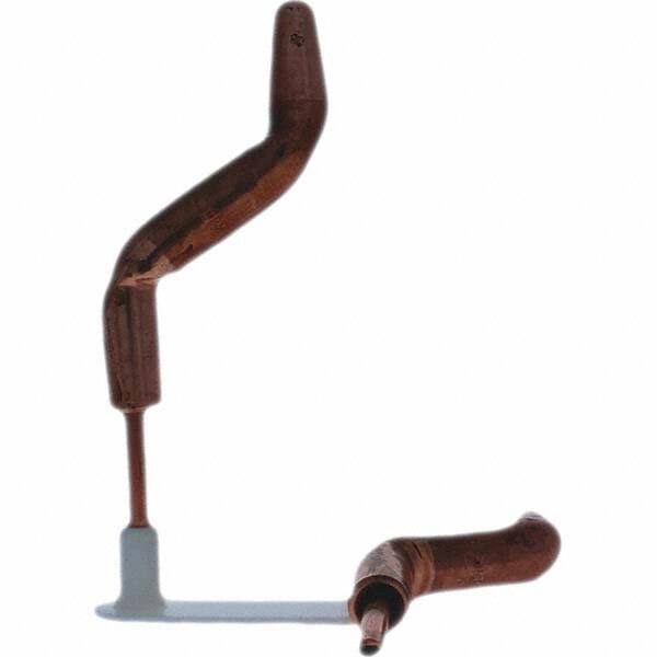 Tuffaloy - Spot Welder Tips For Use With: 4RW Electrode Holder Type: Double Bend Tip A Nose (Pointed) - USA Tool & Supply