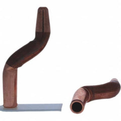 Tuffaloy - Spot Welder Tips For Use With: 4RW Electrode Holder Type: Double Bend Tip A Nose (Pointed) - USA Tool & Supply