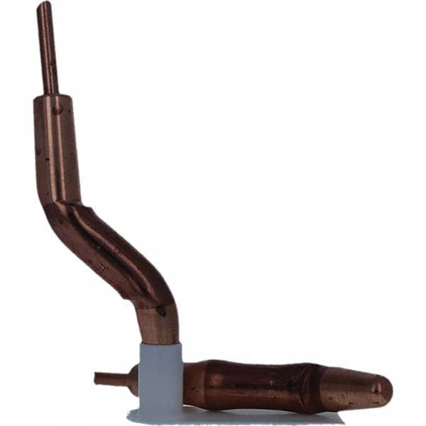 Tuffaloy - Spot Welder Tips For Use With: 4RW Electrode Holder Type: Double Bend Tip A Nose (Pointed) - USA Tool & Supply