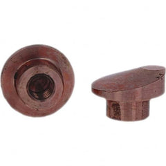 Tuffaloy - Spot Welder Tips For Use With: Socket Or Paddle Type Holder Type: Socket Tip D Nose (Offset) - USA Tool & Supply