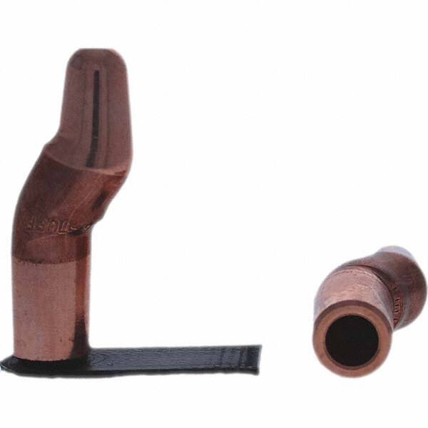 Tuffaloy - Spot Welder Tips For Use With: 4RW Electrode Holder Type: Double Bend Tip A Nose (Pointed) - USA Tool & Supply