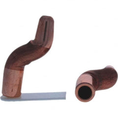 Tuffaloy - Spot Welder Tips For Use With: 5RW Electrode Holder Type: Double Bend Tip A Nose (Pointed) - USA Tool & Supply
