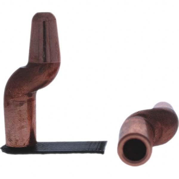 Tuffaloy - Spot Welder Tips For Use With: 5RW Electrode Holder Type: Double Bend Tip A Nose (Pointed) - USA Tool & Supply
