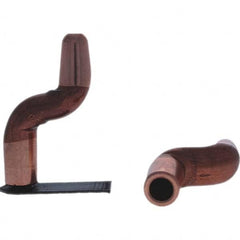 Tuffaloy - Spot Welder Tips For Use With: 5RW Electrode Holder Type: Double Bend Tip A Nose (Pointed) - USA Tool & Supply