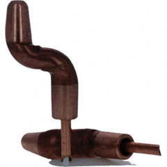 Tuffaloy - Spot Welder Tips For Use With: 5RW Electrode Holder Type: Double Bend Tip A Nose (Pointed) - USA Tool & Supply