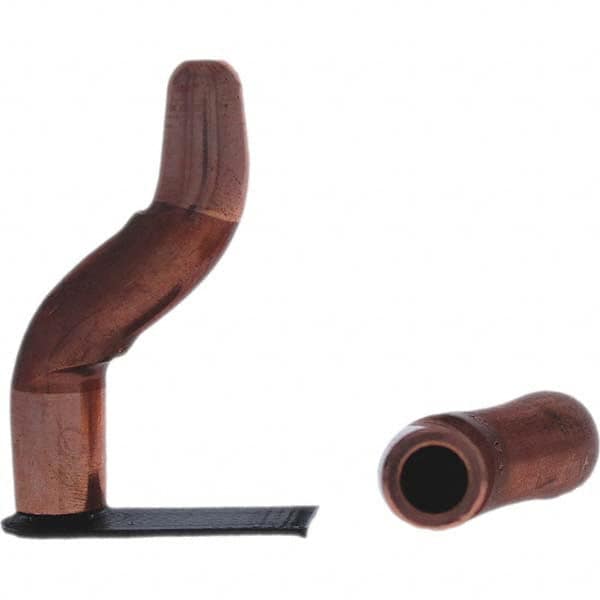 Tuffaloy - Spot Welder Tips For Use With: 5RW Electrode Holder Type: Double Bend Tip A Nose (Pointed) - USA Tool & Supply