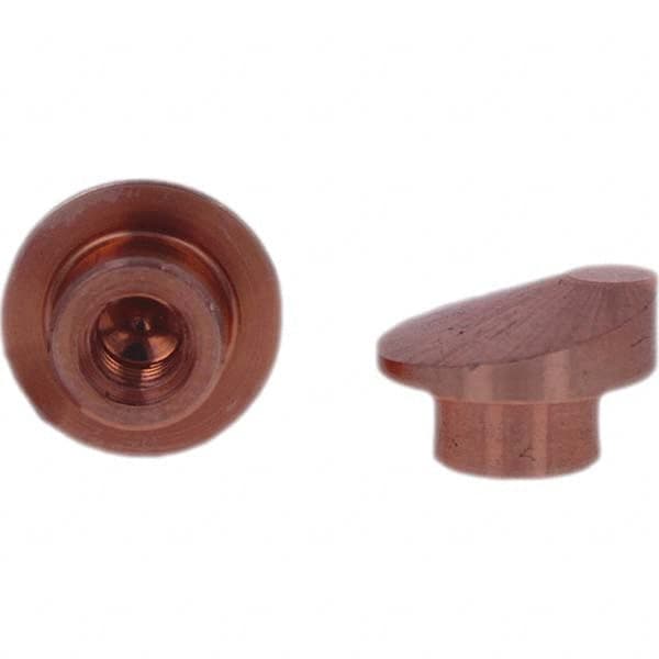 Tuffaloy - Spot Welder Tips For Use With: Socket Or Paddle Type Holder Type: Socket Tip D Nose (Offset) - USA Tool & Supply