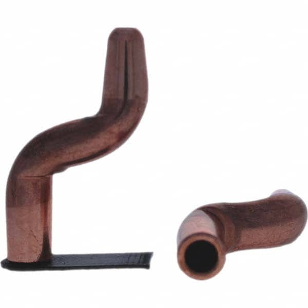 Tuffaloy - Spot Welder Tips For Use With: 5RW Electrode Holder Type: Double Bend Tip A Nose (Pointed) - USA Tool & Supply