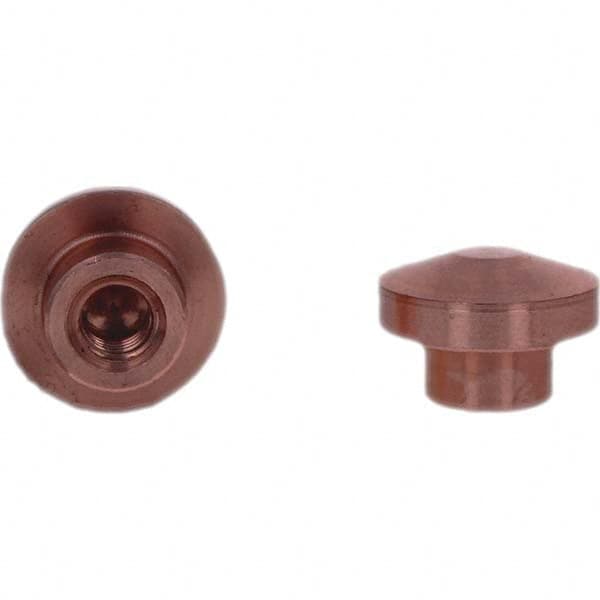 Tuffaloy - Spot Welder Tips For Use With: Socket Or Paddle Type Holder Type: Socket Tip E Nose (Truncated) - USA Tool & Supply