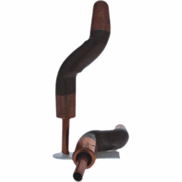 Tuffaloy - Spot Welder Tips For Use With: 5RW Electrode Holder Type: Double Bend Tip A Nose (Pointed) - USA Tool & Supply