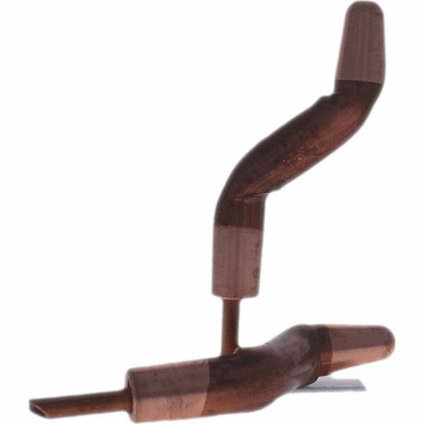 Tuffaloy - Spot Welder Tips For Use With: 5RW Electrode Holder Type: Double Bend Tip A Nose (Pointed) - USA Tool & Supply