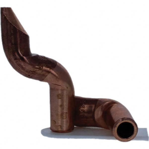 Tuffaloy - Spot Welder Tips For Use With: 4RW Electrode Holder Type: Double Bend Tip D Nose (Offset) - USA Tool & Supply