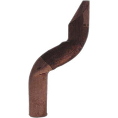 Tuffaloy - Spot Welder Tips For Use With: 4RW Electrode Holder Type: Double Bend Tip D Nose (Offset) - USA Tool & Supply