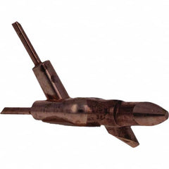 Tuffaloy - Spot Welder Tips For Use With: 4RW Electrode Holder Type: Double Bend Tip D Nose (Offset) - USA Tool & Supply