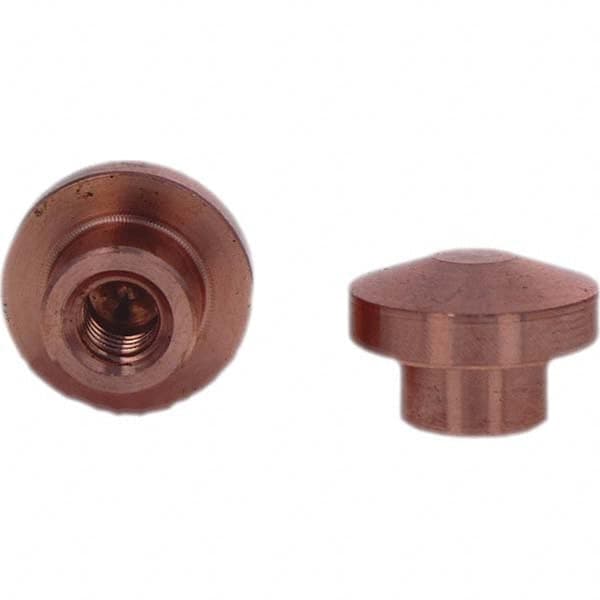 Tuffaloy - Spot Welder Tips For Use With: Socket Or Paddle Type Holder Type: Socket Tip E Nose (Truncated) - USA Tool & Supply