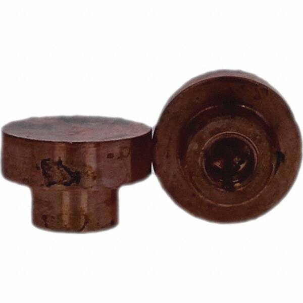Tuffaloy - Spot Welder Tips For Use With: Socket Or Paddle Type Holder Type: Socket Tip C Nose (Flat) - USA Tool & Supply